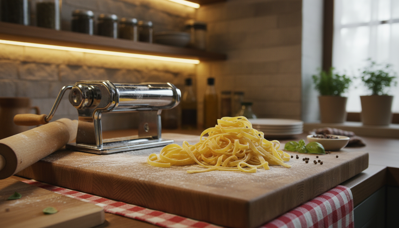 découvrez cette machine italienne à moins de 100 € qui révolutionne votre cuisine en fabriquant des pâtes fraîches maison, pour dire adieu aux pâtes industrielles.
