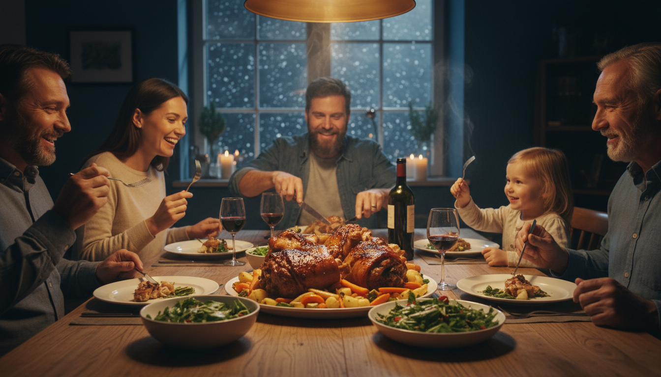découvrez la recette du jarret fondant, cuit doucement pendant trois heures au four, pour un repas savoureux et chargé d'émotion.