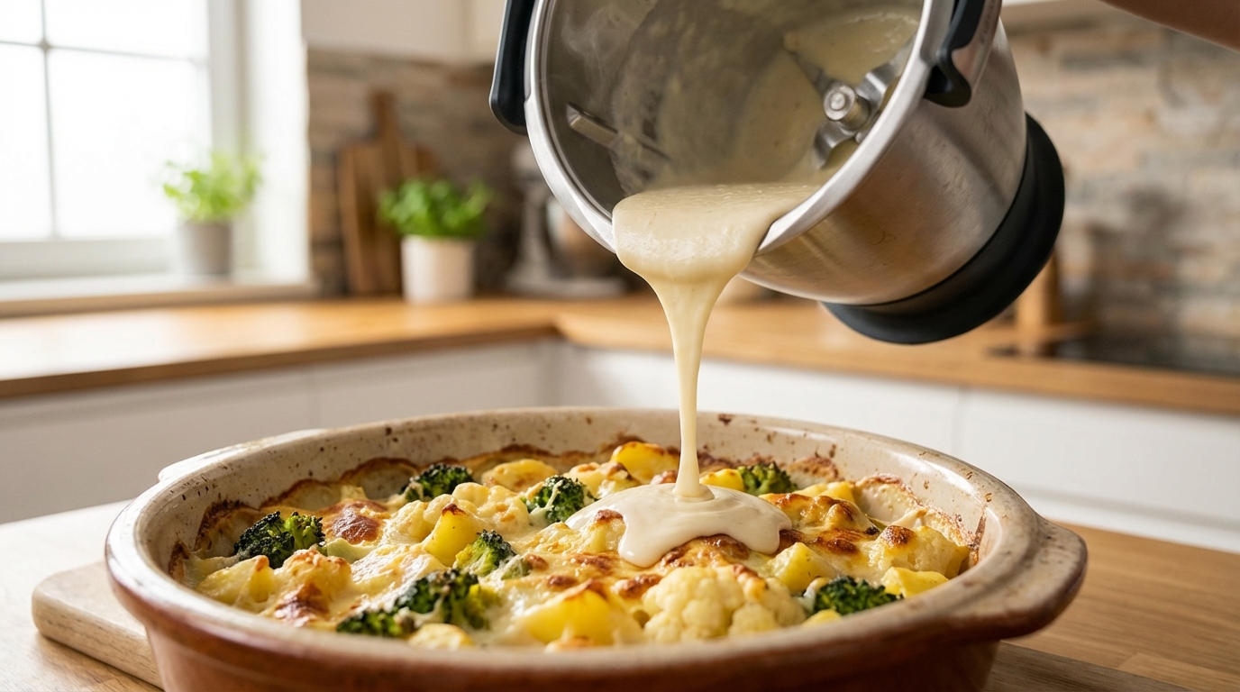 découvrez notre recette de béchamel allégée au thermomix pour une sauce onctueuse et légère, prête rapidement et facilement pour toutes vos préparations culinaires.