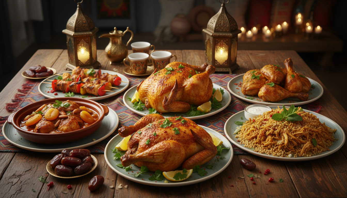 découvrez 5 recettes de poulet savoureuses qui enchantent mes convives chaque soir, parfaites pour un ramadan 2026 gourmand et riche en saveurs.