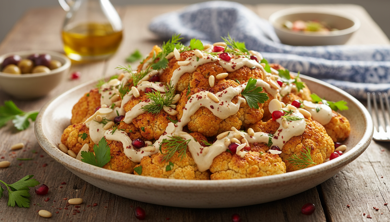 découvrez notre recette facile de chou-fleur rôti au pecorino et poivre, un plat savoureux et original qui séduira vos invités à coup sûr.