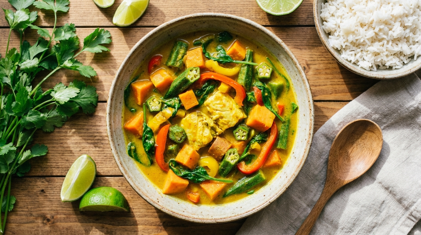 découvrez notre recette de colombo léger aux saveurs des antilles, alliant gourmandise et équilibre pour un repas savoureux et sain.