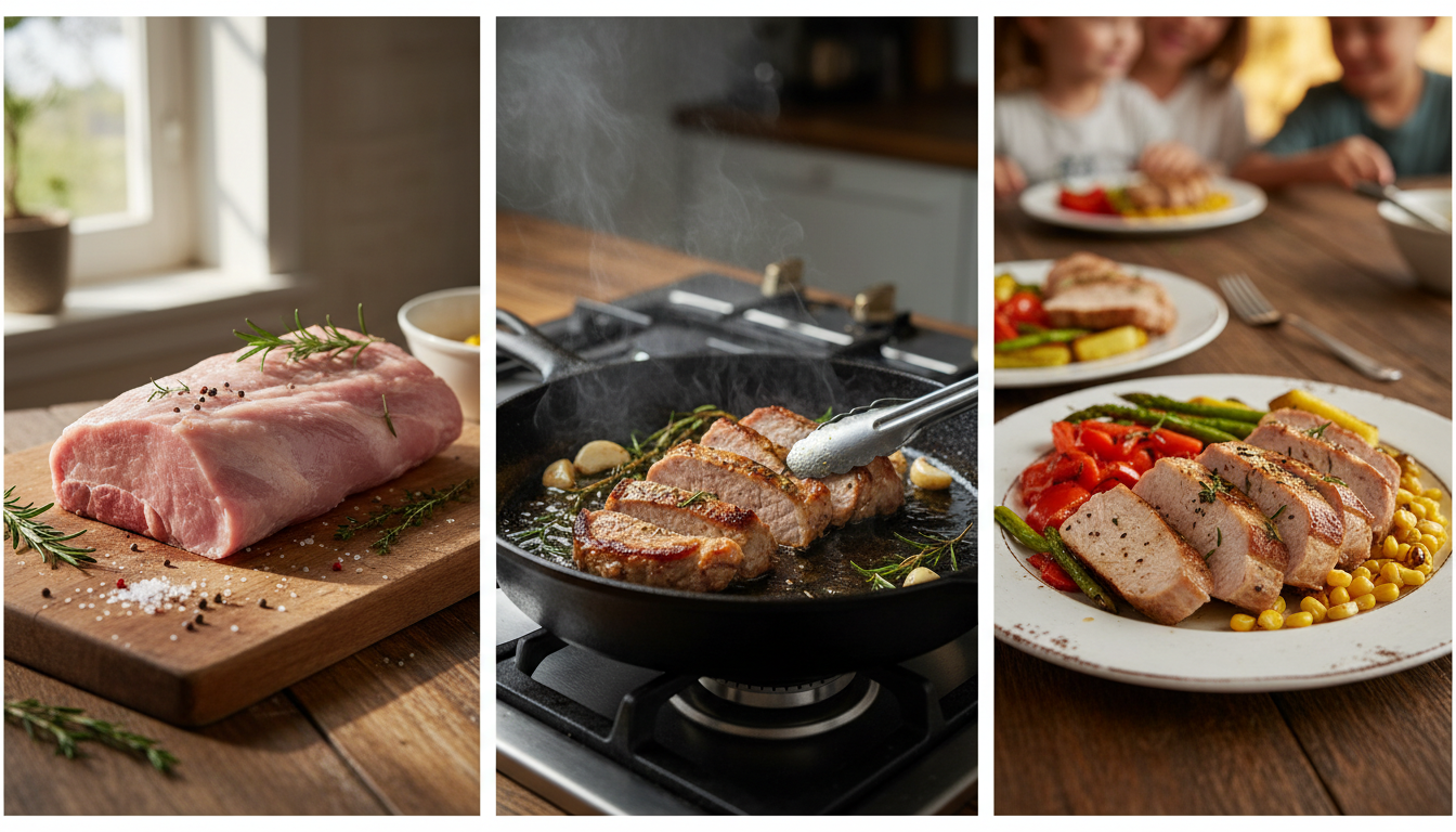 découvrez comment un simple morceau d’échine de porc devient un sauté ultra fondant, idéal pour régaler toute la famille avec une recette savoureuse et facile à préparer.