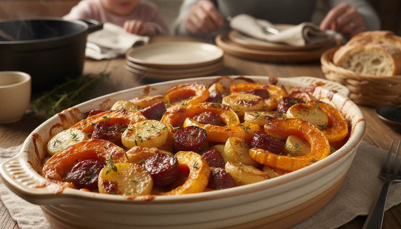 découvrez comment un tian hivernal savoureux a su convaincre ma famille, initialement réticente aux légumes, grâce à ses saveurs réconfortantes et colorées.
