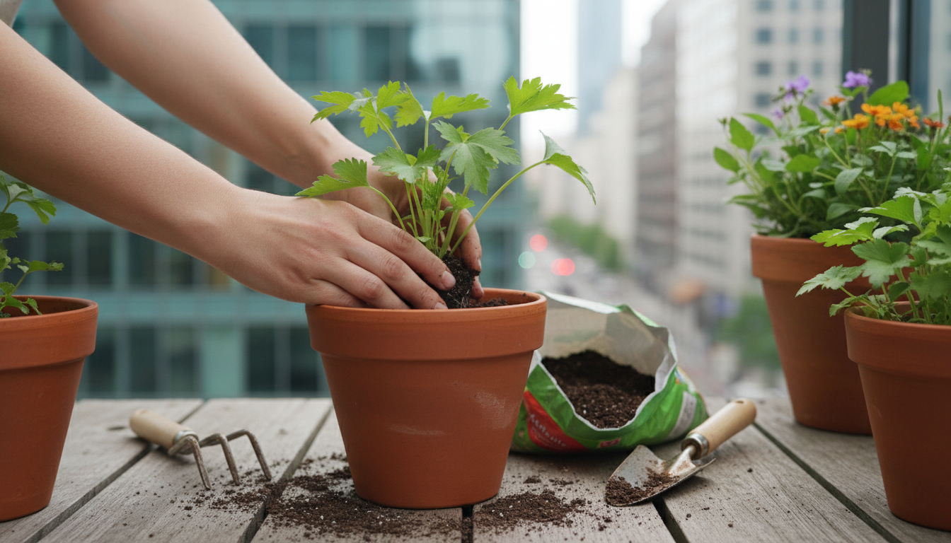 découvrez comment cultiver en pot cette plante magique qui remplace parfaitement les cubes de bouillon, idéale à cette saison pour sublimer tous vos plats naturellement.