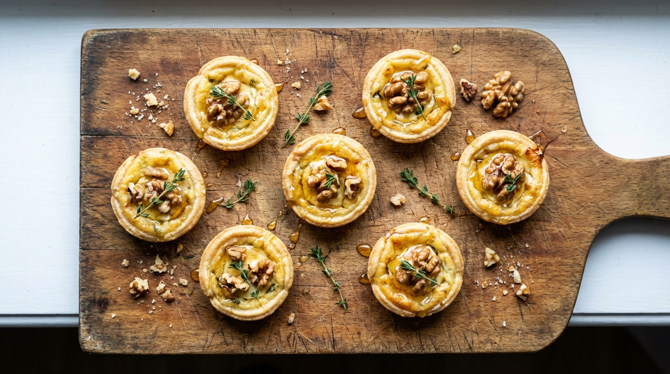découvrez comment préparer de délicieuses mini-tartes au crottin de chavignol, une recette savoureuse et facile à réaliser pour régaler vos papilles.