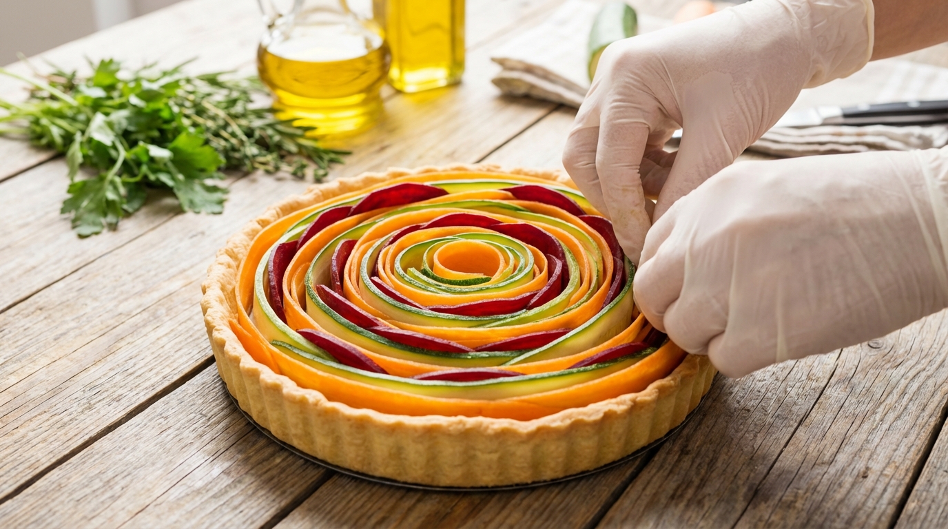 découvrez notre recette facile et légère de quiche végétarienne en spirales, pleine de saveurs et parfaite pour un repas sain et gourmand.