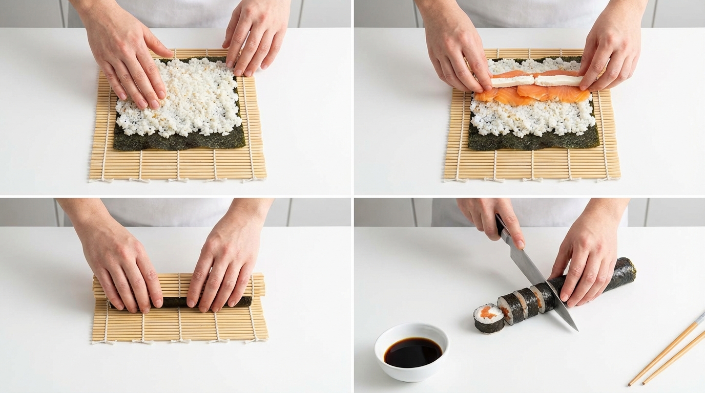 découvrez notre recette facile et savoureuse de makis au saumon fumé et fromage frais, parfaits pour un apéritif original ou un repas léger.