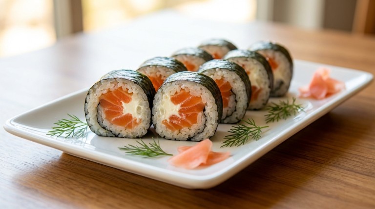 découvrez notre recette simple et savoureuse de makis au saumon fumé et fromage frais, parfaits pour un repas gourmand et original.