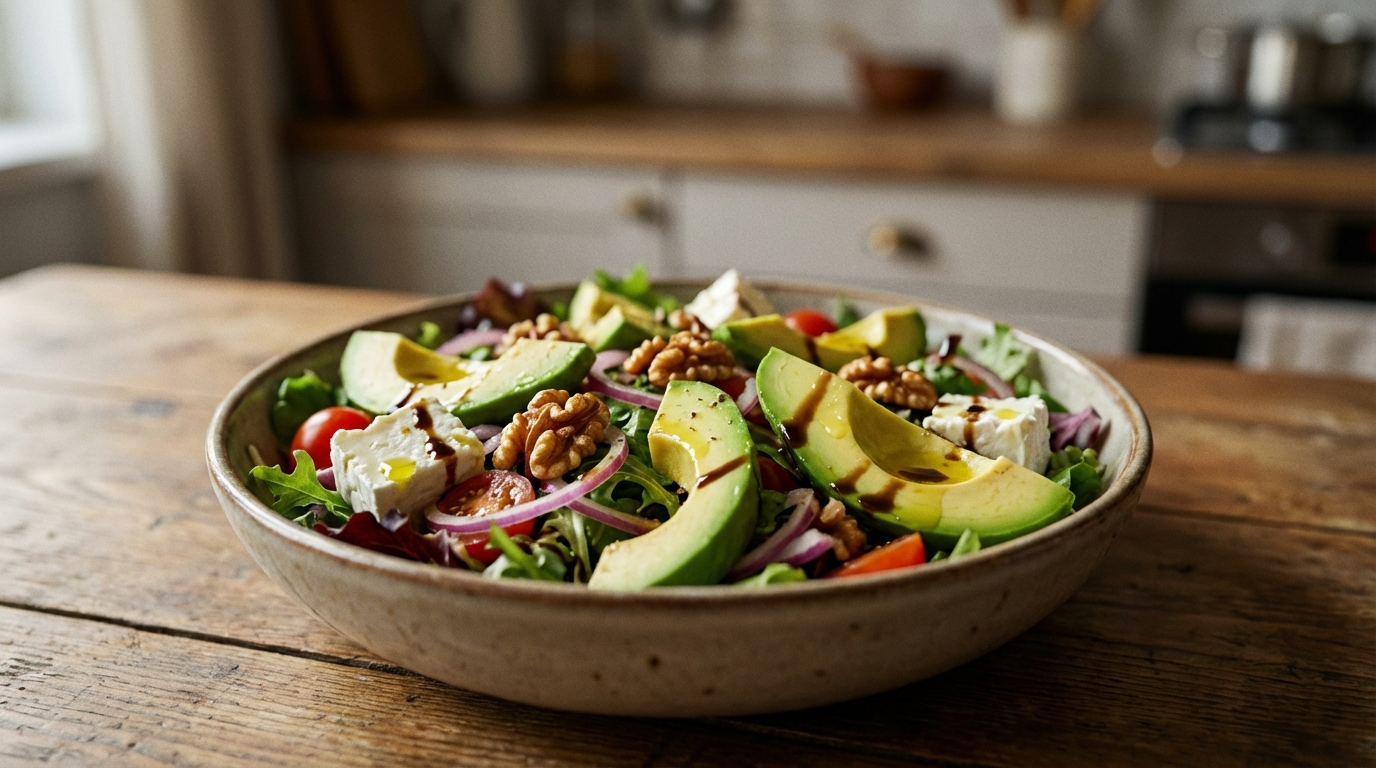 découvrez notre salade gourmande alliant la fraîcheur de l’avocat à la douceur du fromage de brebis, pour un délice sain et savoureux à chaque bouchée.