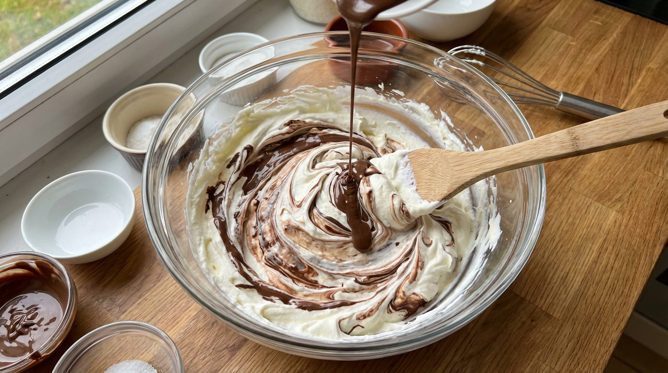 découvrez notre délice onctueux alliant crème légère, douceur du kinder, fraîcheur de la banane et croquant des éclats de noisettes pour un dessert gourmand irrésistible.