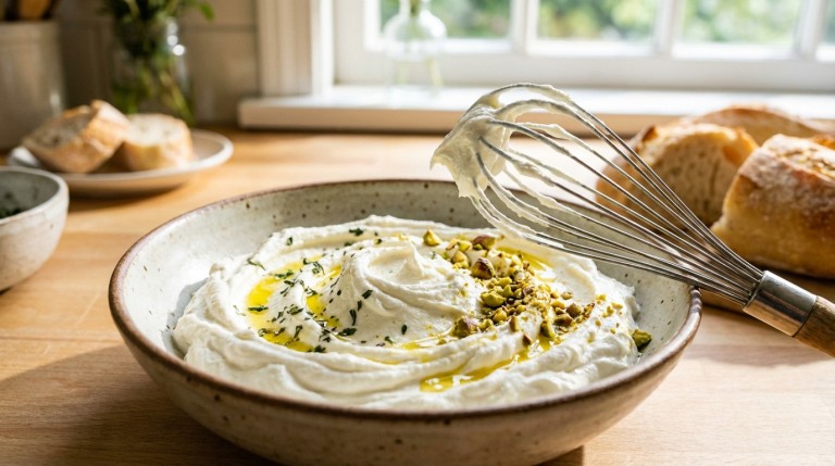 savourez un sandwich cake au chèvre, une pause gourmande et inventive parfaite pour vos envies salées.