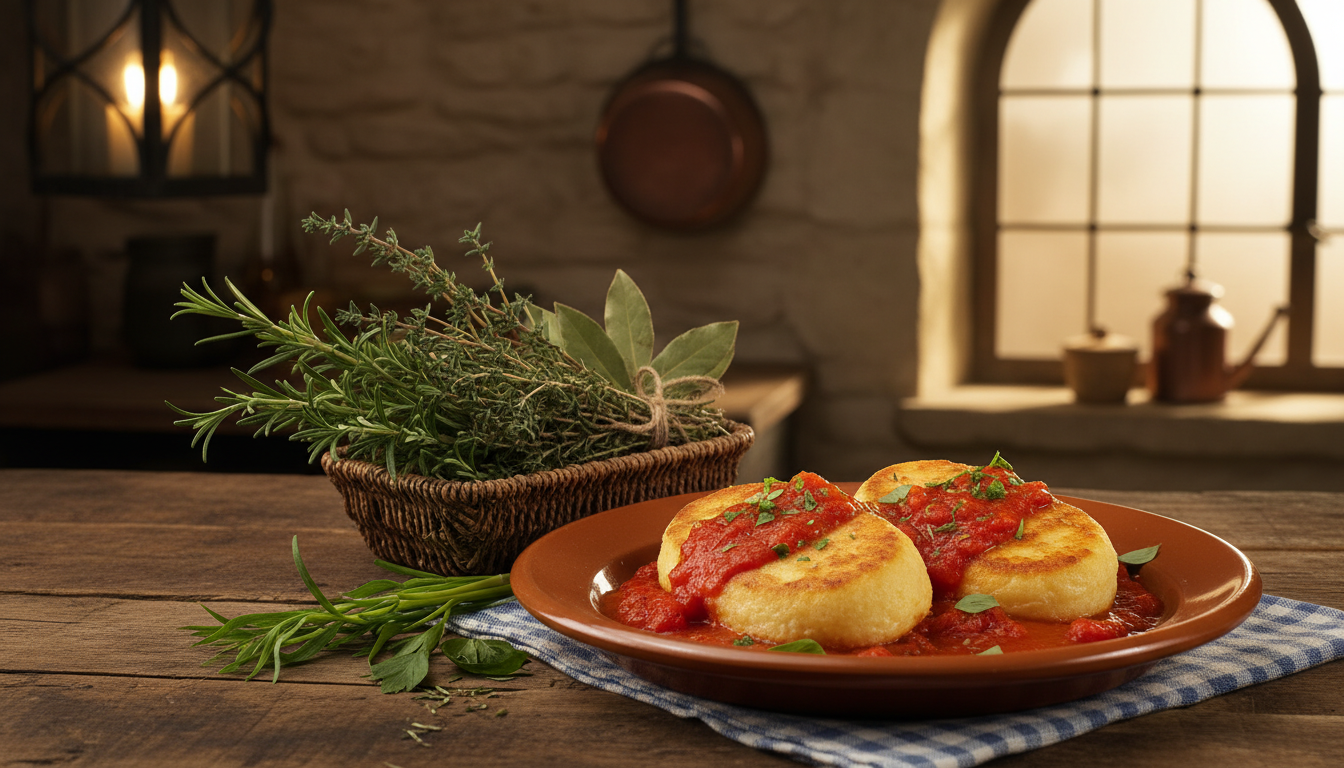 découvrez nos délices dauphinois avec des quenelles moelleuses nappées d'une sauce tomate maison riche et savoureuse, pour un voyage culinaire authentique.