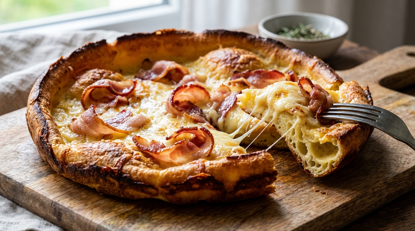 découvrez une pascade gourmande alliant des lardons croustillants et un fromage fondant pour un repas savoureux et réconfortant.
