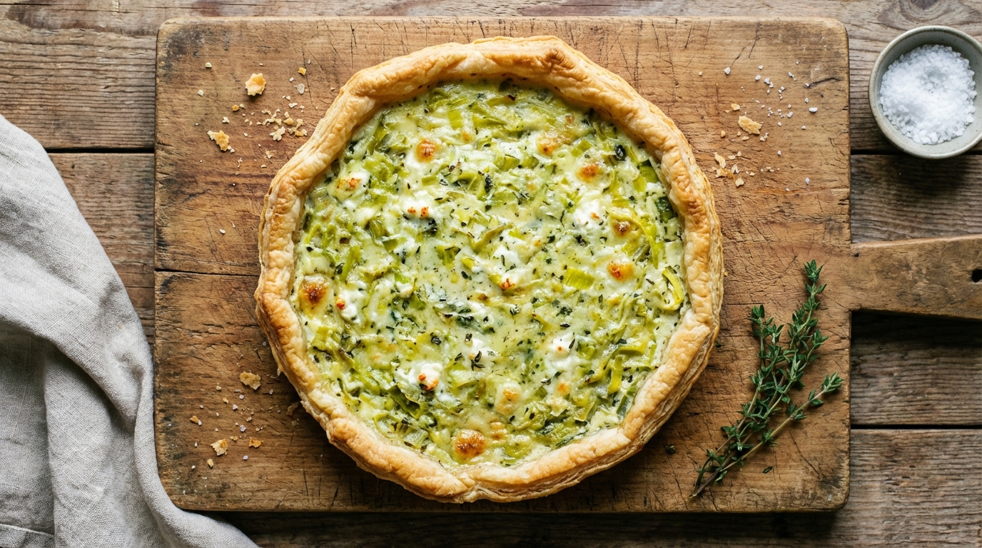découvrez notre recette simple et gourmande de tarte aux poireaux légère, parfaite pour un repas savoureux et équilibré.