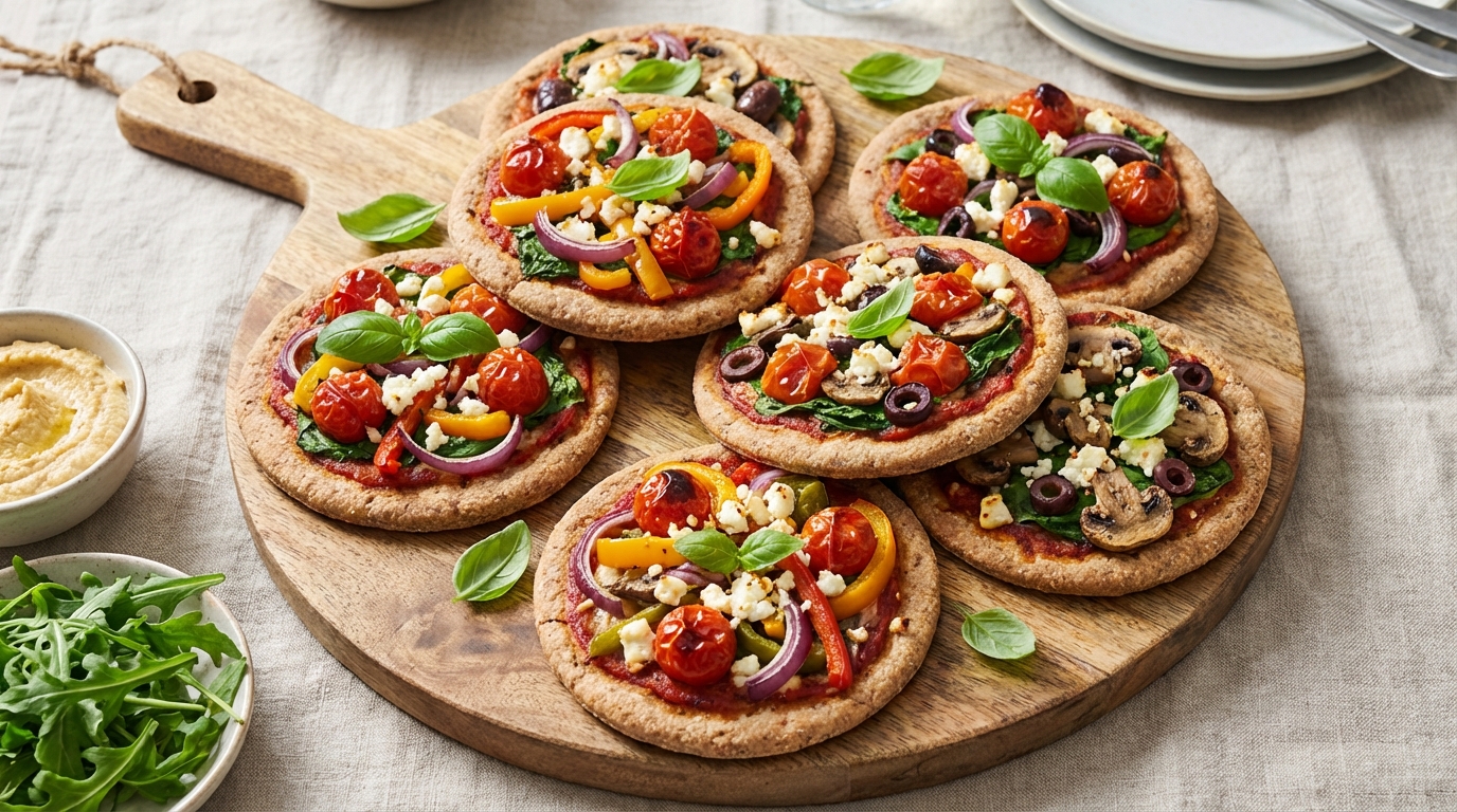 découvrez nos mini-pizzas légères, savoureuses et parfaites pour une gourmandise en une seule bouchée. idéales pour un repas rapide et délicieux.