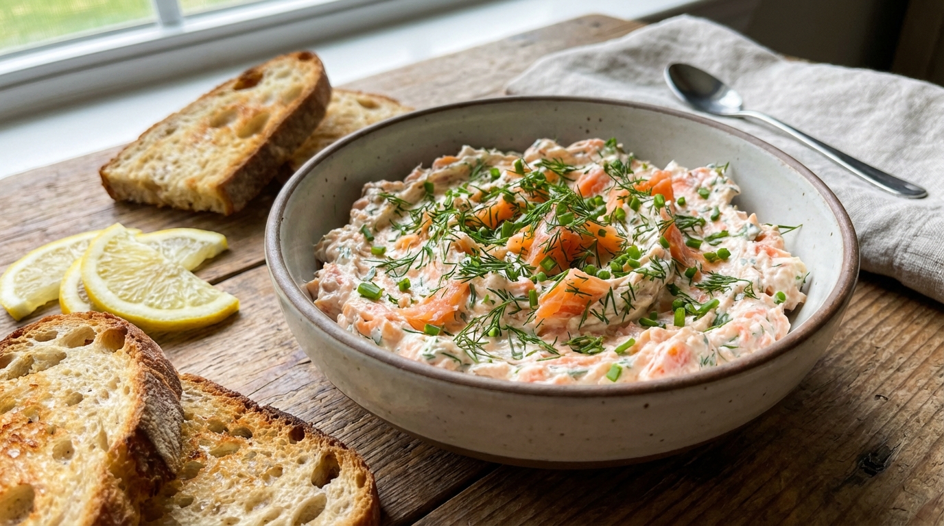 découvrez notre recette facile et savoureuse de rillettes de saumon au fromage frais, idéale pour un apéritif gourmand et rapide à préparer.