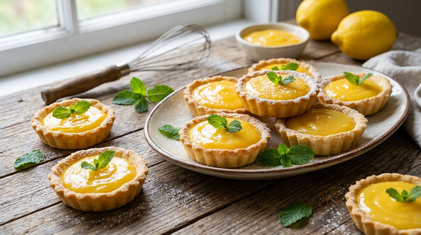 découvrez notre recette de tartelettes au lemon curd maison, légères et gourmandes, parfaites pour une pause sucrée pleine de fraîcheur et de saveurs.