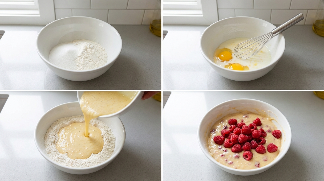 découvrez notre recette ultra légère de muffins aux framboises, parfaits pour un goûter gourmand et sain. facile à réaliser et délicieux à savourer !