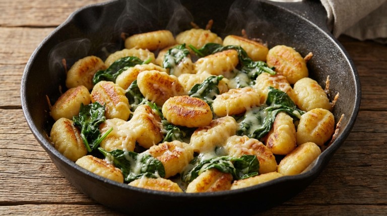 découvrez notre recette simple et gourmande de gnocchis aux épinards et fromage frais, parfaite pour un repas savoureux et facile à préparer.