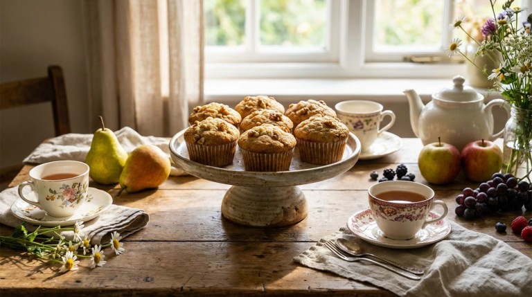 découvrez notre recette express de muffins aux noix ultra légers, parfaits pour les gourmands qui veulent se faire plaisir rapidement et facilement.