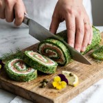 découvrez notre recette facile et savoureuse de roulé d’épinards garni de saumon fumé et fromage frais, idéale pour un repas léger et gourmand.