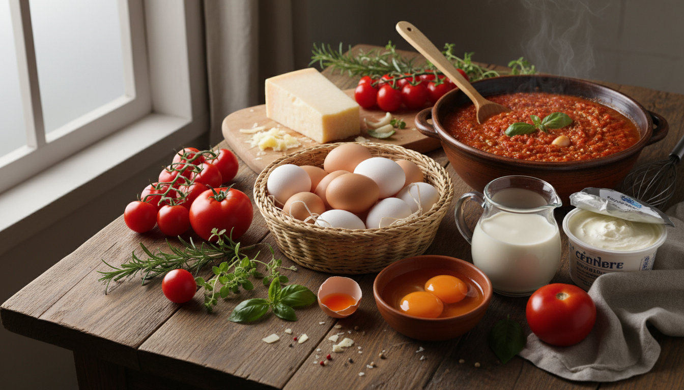découvrez une recette simple et savoureuse d’œufs à la tomate au four, parfaite pour un dîner réconfortant en mars avec seulement trois ingrédients du placard.
