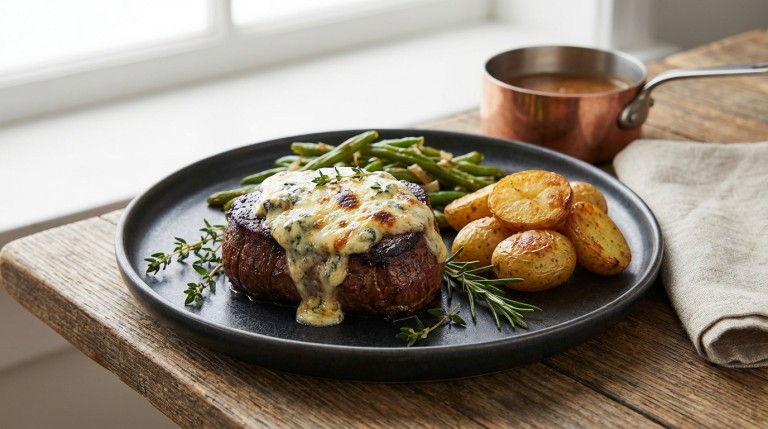 découvrez notre recette savoureuse de filet mignon gratiné au bleu, un plat gourmand alliant tendreté et saveurs intenses pour un repas raffiné et facile à préparer.