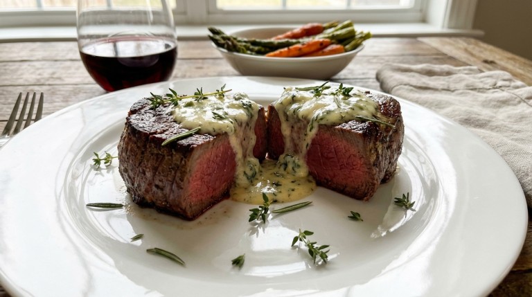 découvrez notre recette de filets mignons au bleu, une alliance parfaite entre gourmandise et raffinement pour un repas délicieusement chic et savoureux.