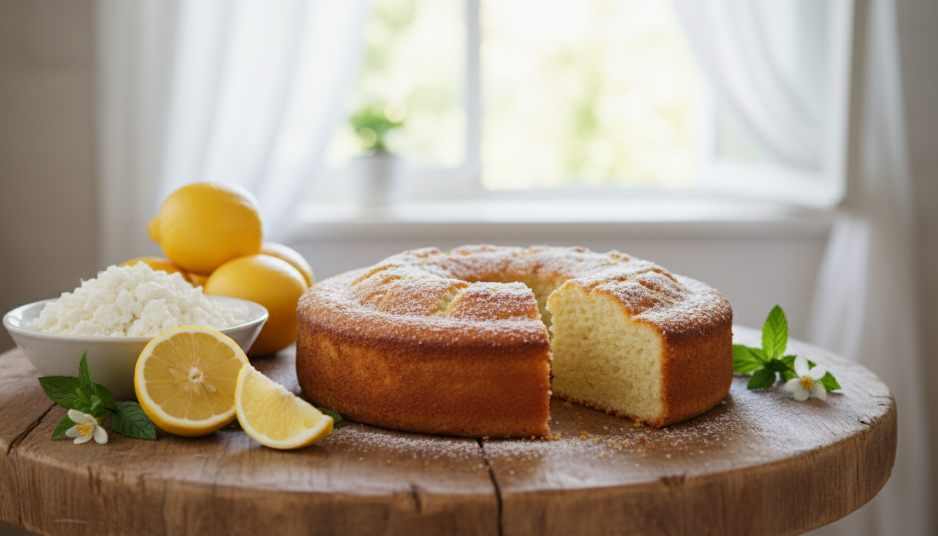 découvrez le gâteau ricotta citron, une harmonie parfaite entre une douceur légère et aérienne et un éclat citronné vibrant qui le rend tout simplement irrésistible. idéal pour vos moments gourmands.