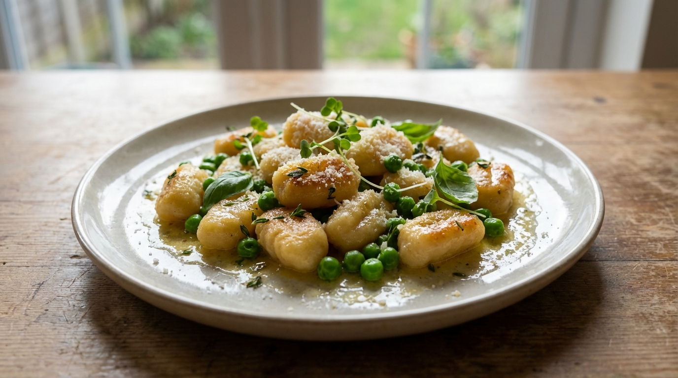 découvrez notre recette facile de gnocchis légers aux petits pois, un plat savoureux et rapide à préparer pour un repas équilibré et gourmand.