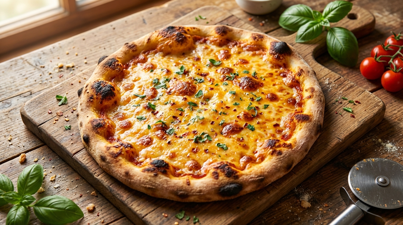 découvrez la pizza au cheddar, un véritable festival de saveurs fromagères à savourer. une explosion de goût pour les amateurs de fromage, à déguster sans modération.