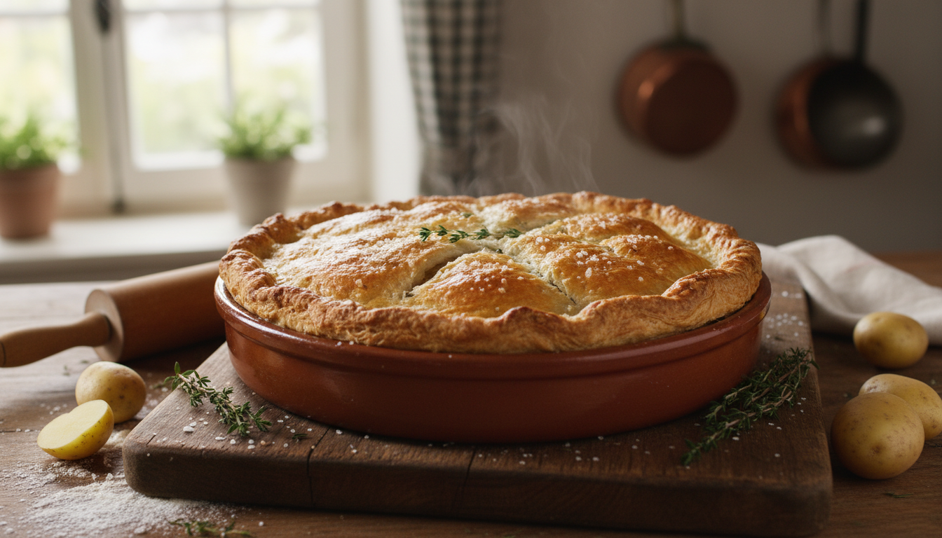 découvrez la tourte rustique auvergnate, une recette simple et savoureuse qui ravira vos papilles dès la première bouchée. parfaite pour un repas convivial et authentique.