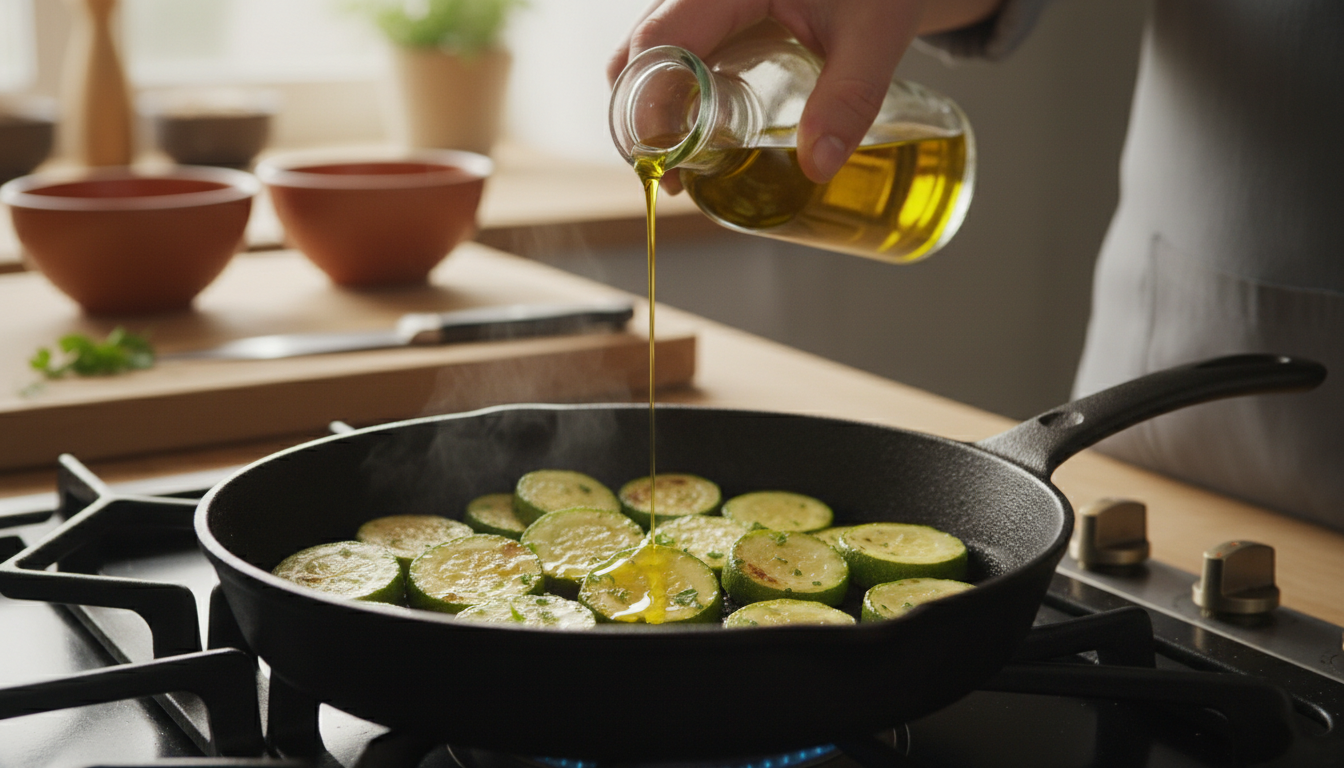 découvrez le geste simple qui transforme vos courgettes poêlées en un délice fondant, sans besoin d'ingrédients rares. une astuce facile pour sublimer votre recette.