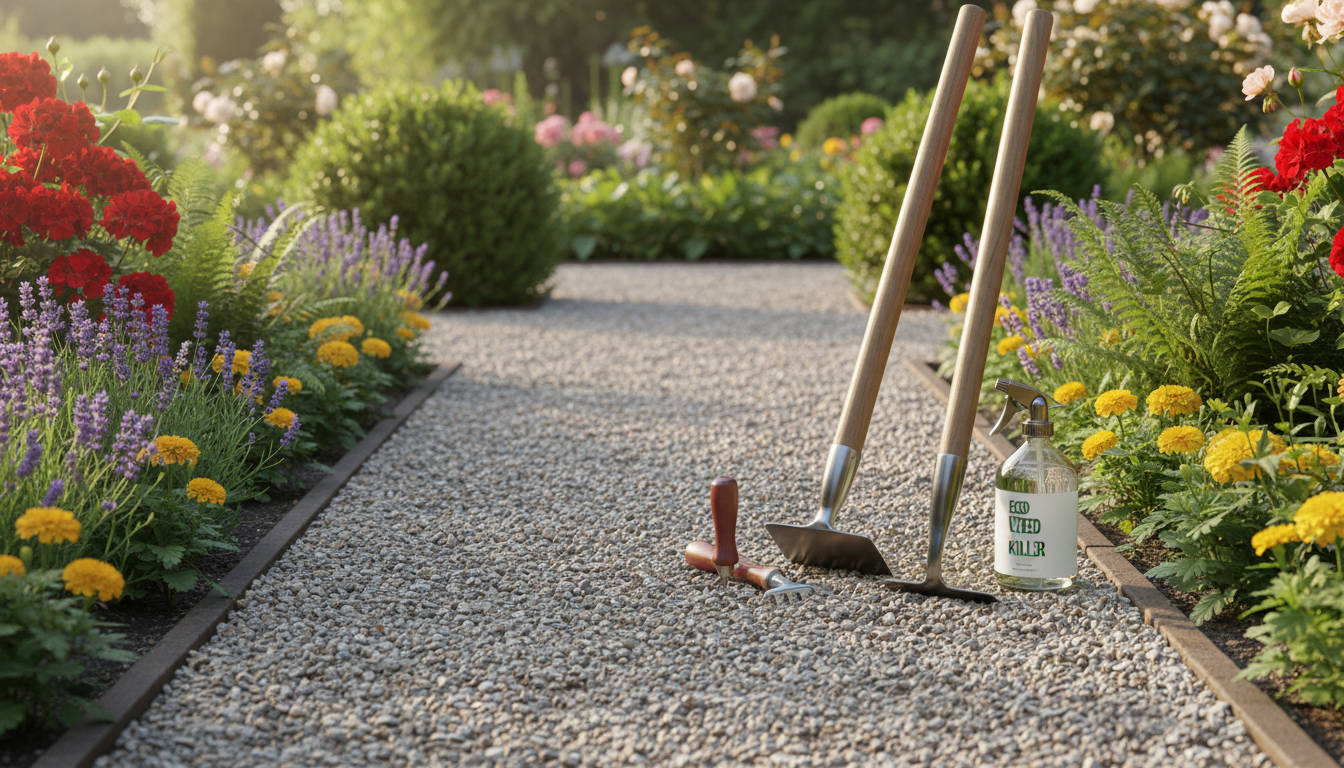 découvrez des astuces efficaces pour entretenir votre gravier, éliminer les mauvaises herbes et garder un espace propre et esthétique toute l'année.