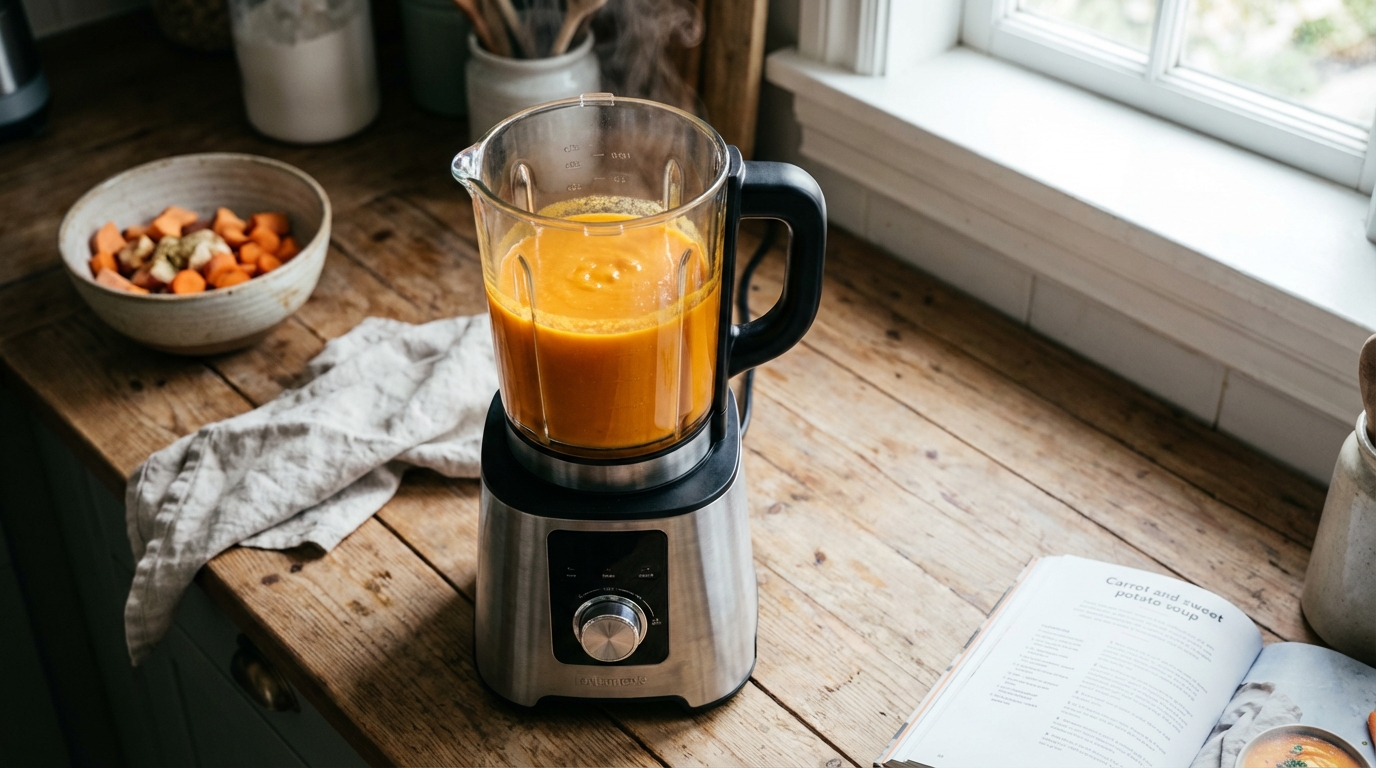 découvrez notre analyse approfondie du panasonic mx-hg4401kxe, un blender chauffant performant et multifonction, idéal pour réaliser facilement soupes, smoothies et plats variés.