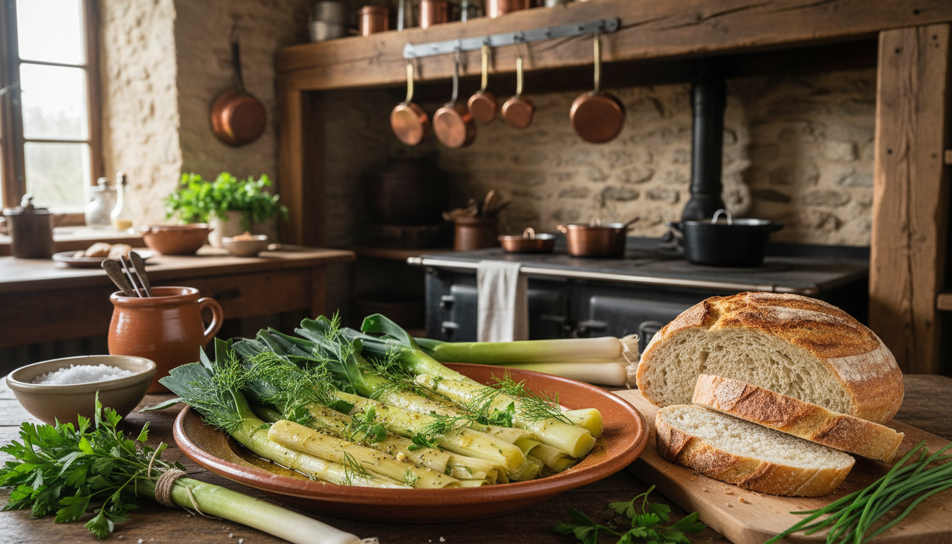 découvrez comment philippe etchebest révolutionne les poireaux tièdes avec une vinaigrette éclatante et savoureuse, transformant une simple entrée en une expérience gastronomique exceptionnelle.