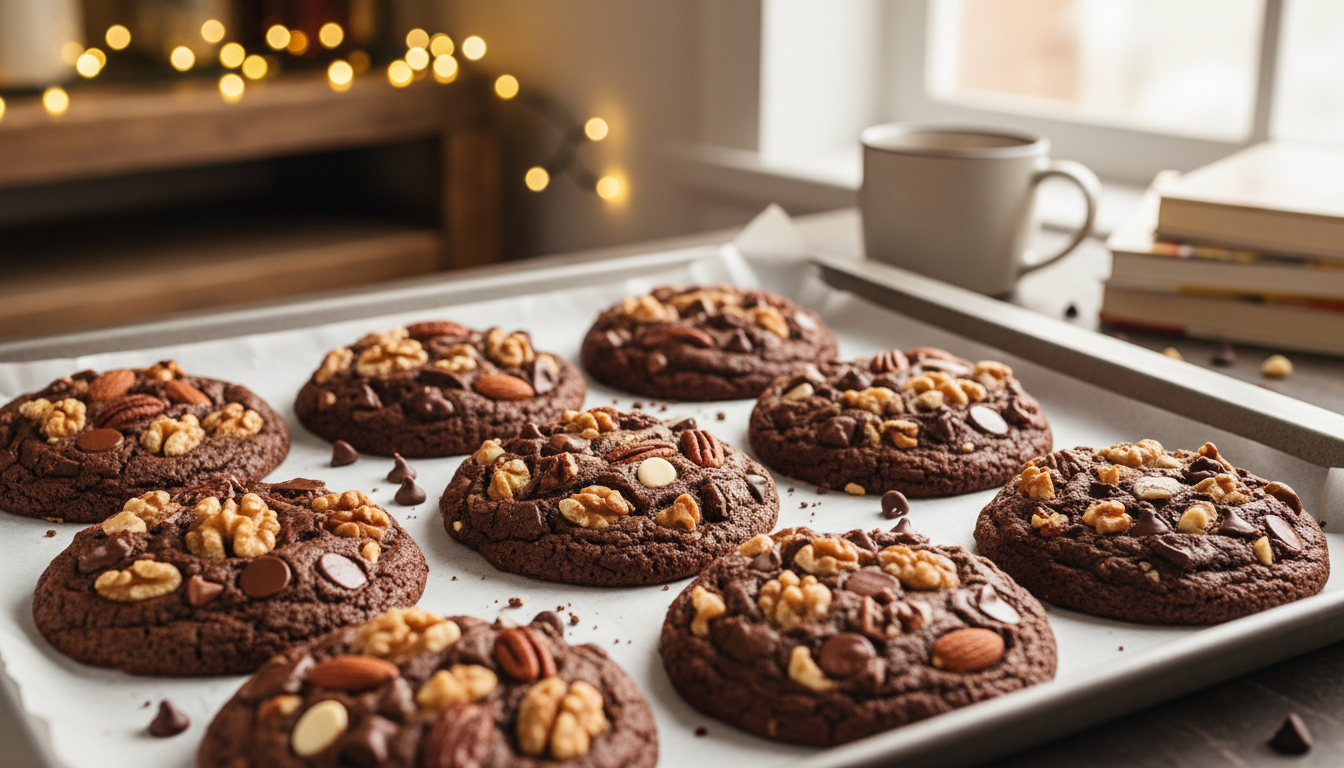 découvrez la recette parfaite de cookies au chocolat fraîchement sortis du four, pour un moment gourmand en famille ou entre amis, la pause incontournable de la semaine.