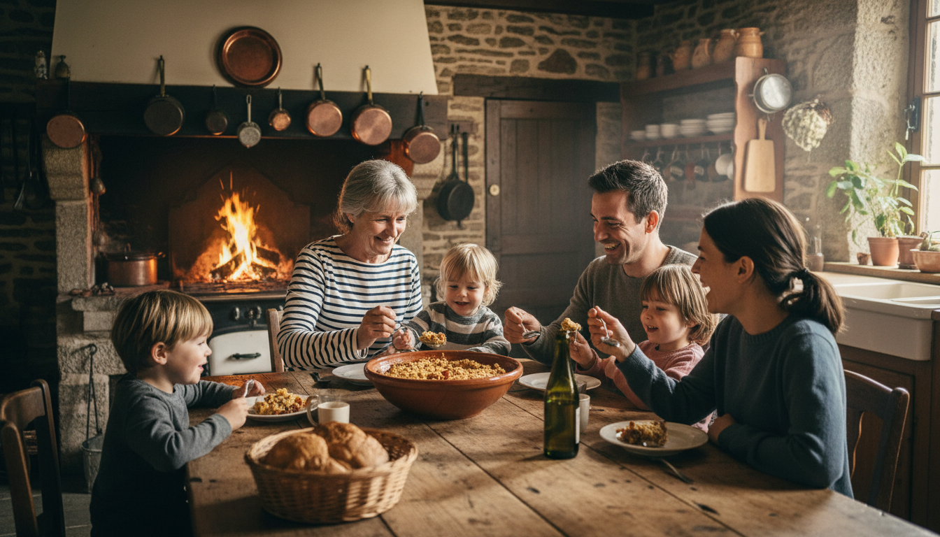 découvrez la gourmandise irrésistible d'un goûter breton authentique, où le beurre fond en musique et la pâte craque pour un moment de plaisir unique.