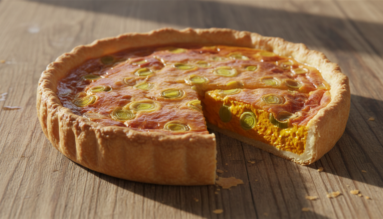 découvrez la quiche butternut-poireau, une recette savoureuse alliant fondant et croustillant, parfaite pour un repas végétarien qui fait oublier la viande.