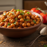 découvrez une recette simple et savoureuse de pois chiches à la tomate et à la moutarde relevée pour transformer vos plats avec des ingrédients de placard.