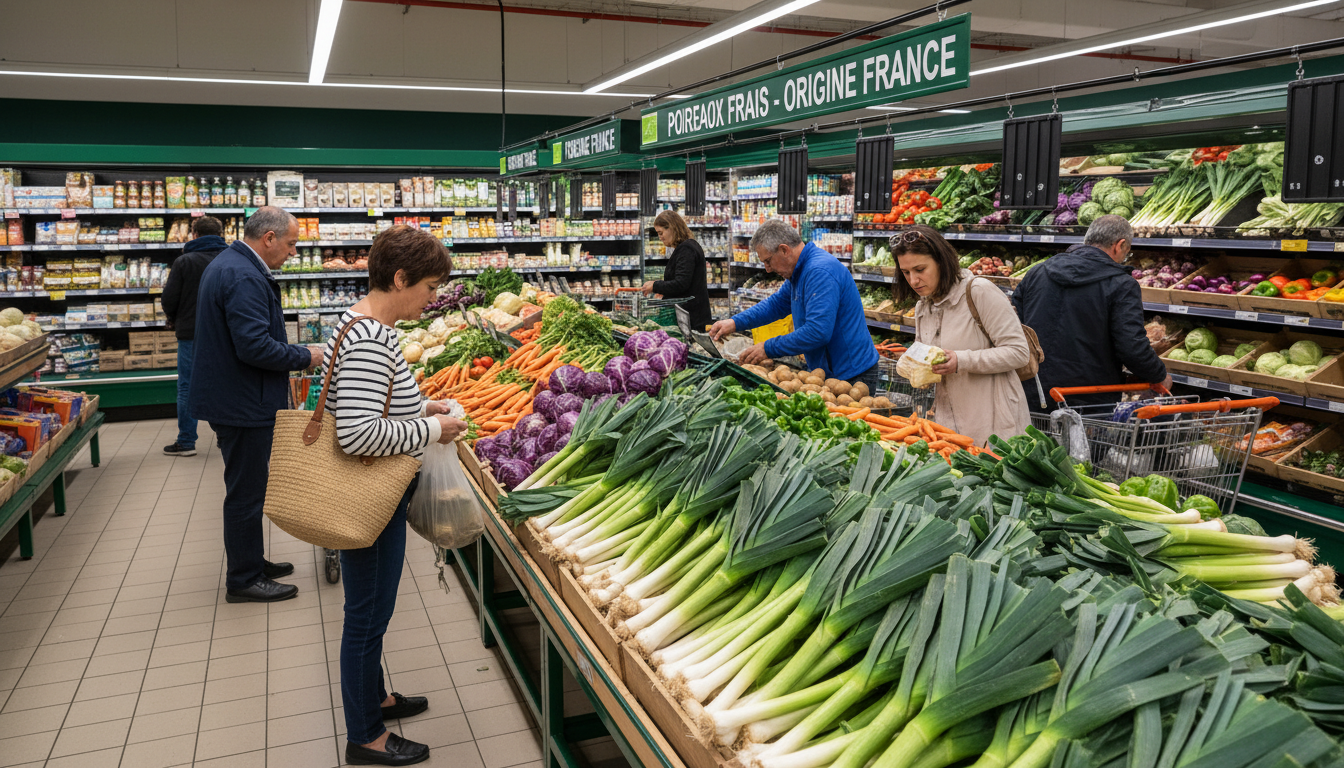 face à la surproduction de poireaux en france, les grandes enseignes lancent un appel inédit pour soutenir et préserver la filière agricole locale.