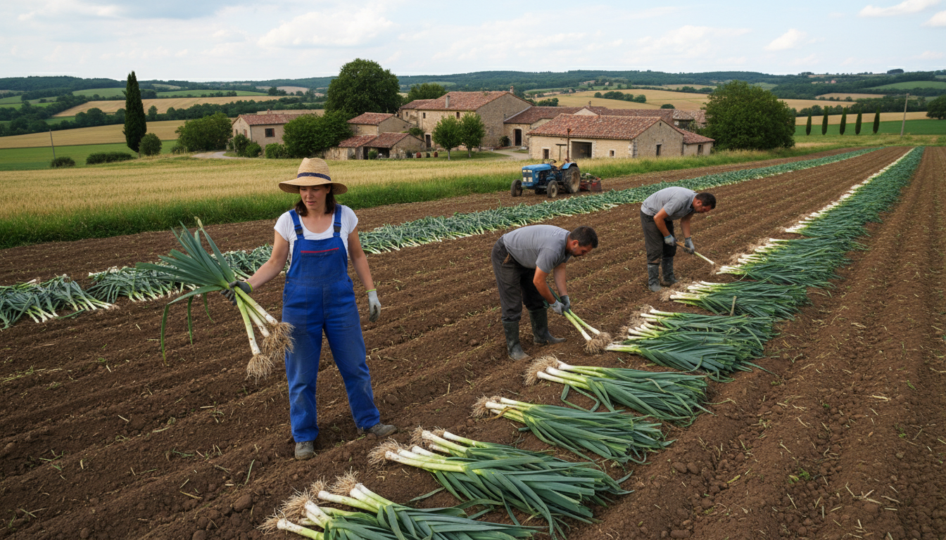 face à la surproduction de poireaux en france, les grandes enseignes lancent un appel inédit pour soutenir et préserver la filière agricole locale.