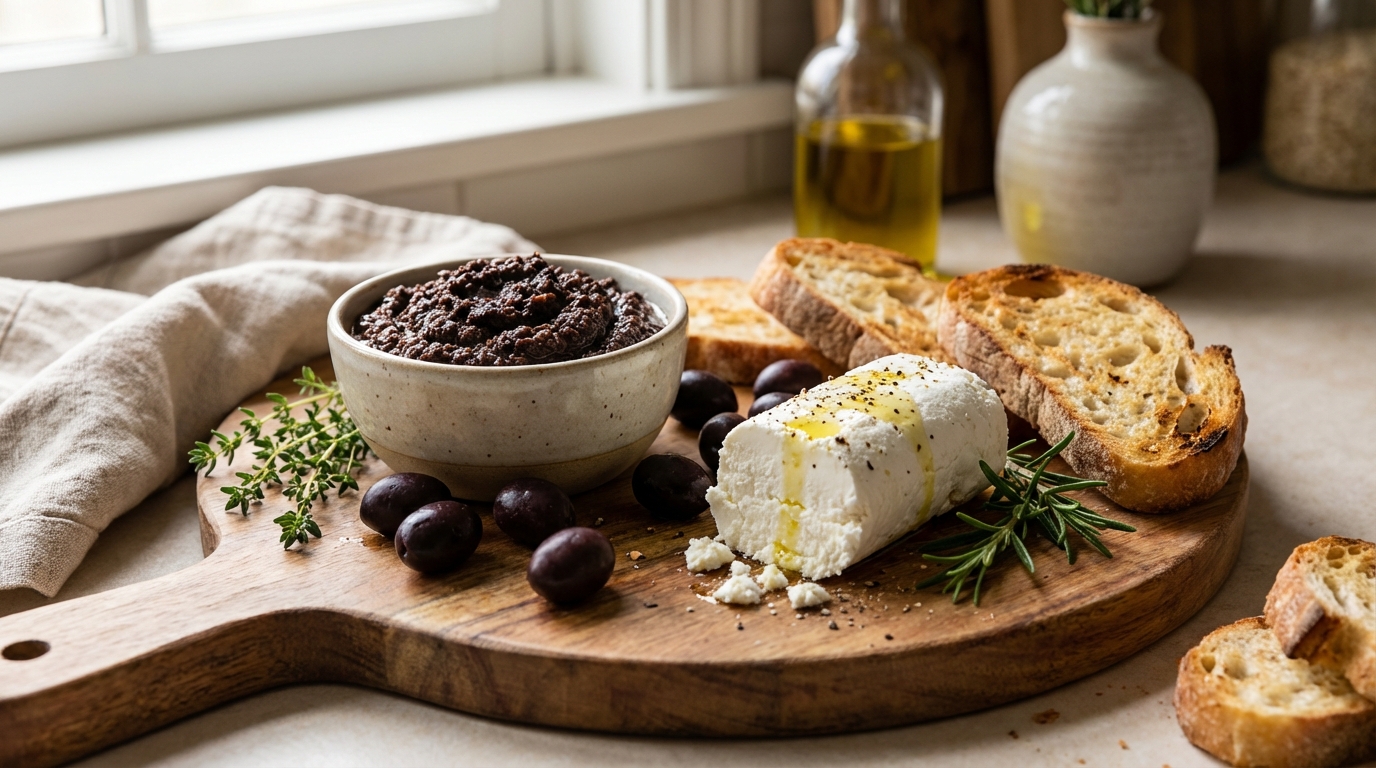 découvrez notre recette facile et gourmande de tapenade d’olives noires au chèvre frais, parfaite pour vos apéritifs et vos moments de partage.