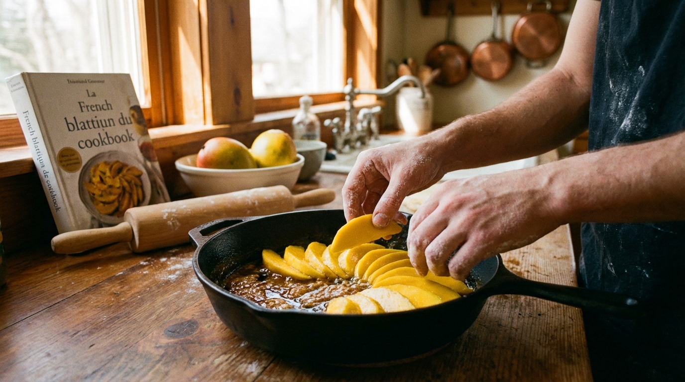découvrez la tarte tatin à la mangue allégée, un dessert exotique et gourmand qui allie légèreté et saveurs irrésistibles pour un voyage gustatif unique.