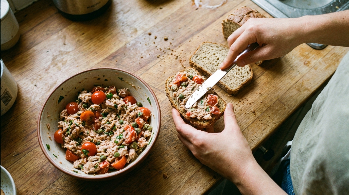 découvrez notre recette rapide et légère de toast pizza express au thon, idéale pour un repas sans gluten savoureux et facile à préparer.