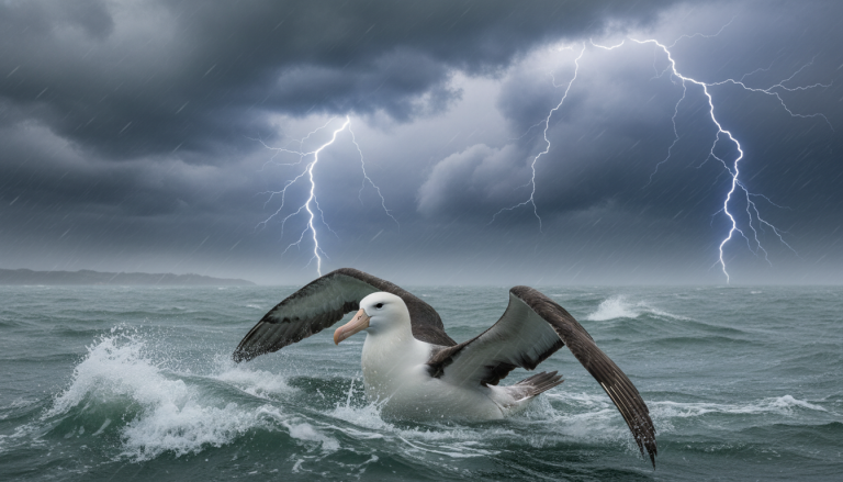 un oiseau marin désorienté par la tempête nils a été retrouvé à 350 km des côtes, près d’albi, illustrant l'impact des conditions météorologiques extrêmes sur la faune sauvage.