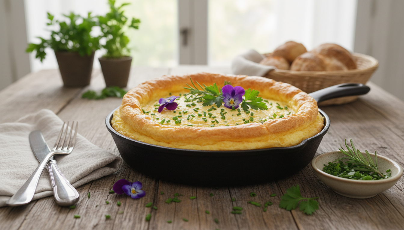 découvrez une recette simple et conviviale, réalisée avec seulement trois œufs et un peu de fromage, idéale pour un repas rapide et gourmand.