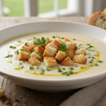découvrez le velouté dubarry au chou-fleur, une soupe française onctueuse qui transforme ce légume humble en une délicate symphonie de saveurs raffinées, parfaite pour réchauffer vos repas.