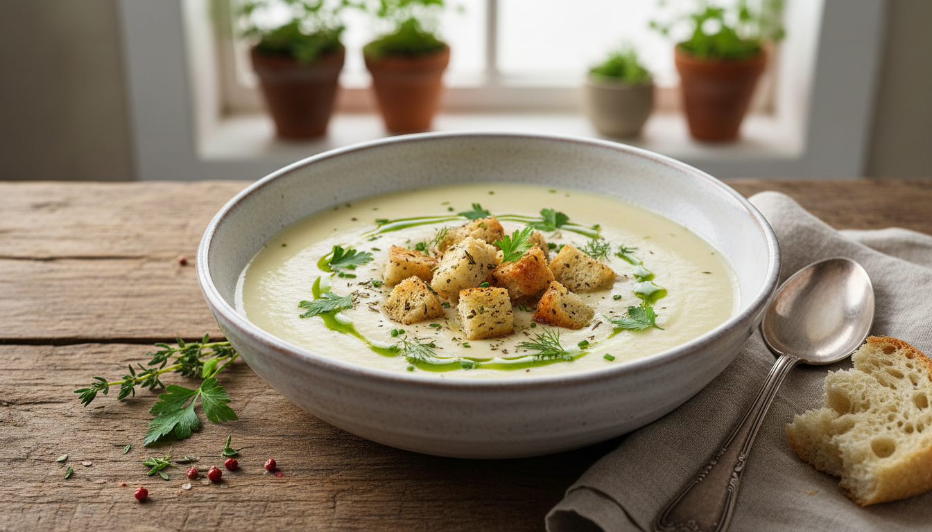 découvrez le velouté dubarry au chou-fleur, une soupe française onctueuse qui transforme ce légume modeste en une délicate symphonie de saveurs raffinées.